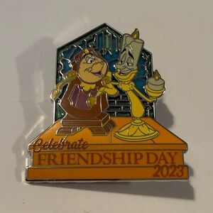 Disney Cogsworth and Lumiere Friendship Day 2023 Pin